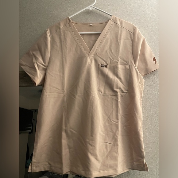 Code Next Scrub Top- Hazelnut - Picture 3 of 3